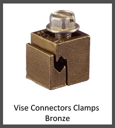 Vise Connectors Clamps Bronze