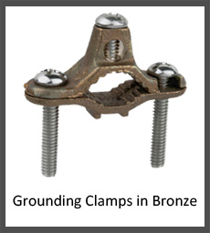Grounding Clamps in Bronze
